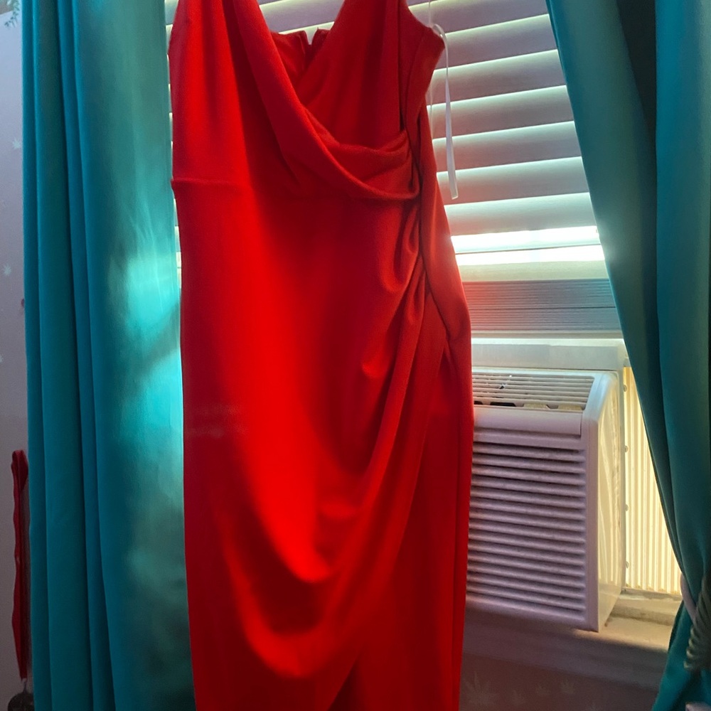Premier One Shoulder Red Dress